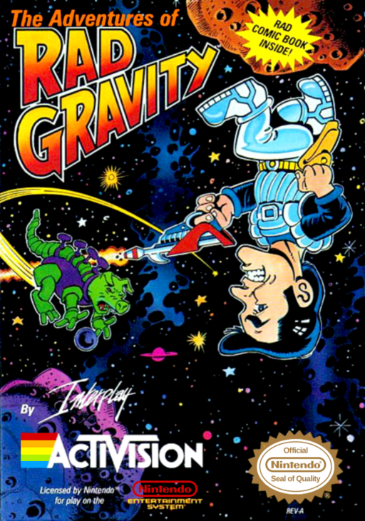 Adventures of Rad Gravity, The (USA) box art